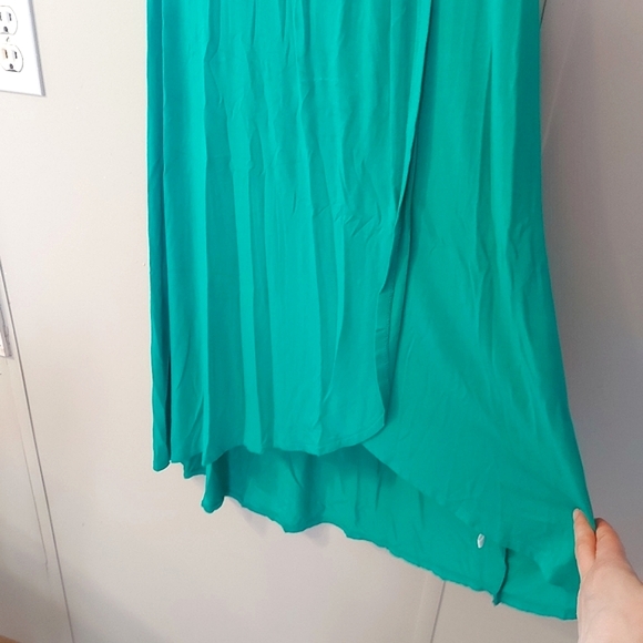 Green Cable & Gauge High Low Dress - Picture 3 of 8